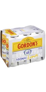 Gordons Gin And Tonic 6 Pack 250ml Cans