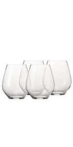 Spiegelau Stemless Burgundy Glasses (xl) 4 Pack